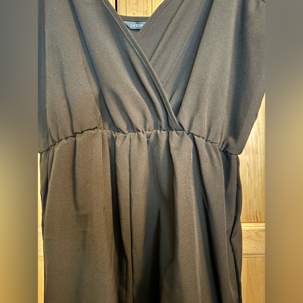 SHEIN Classic Black Romper - Picture 4 of 7